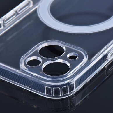 iPhone 12 PRO MAX clear MagSilicone nugarėlė 3