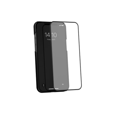 iPhone 12 PRO MAX IDEAL OF SWEDEN juodas pilnas 5D stiklas