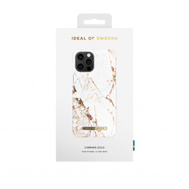iPhone 12 PRO MAX iDeal Of Sweden nugarėlė Carrara Gold 2