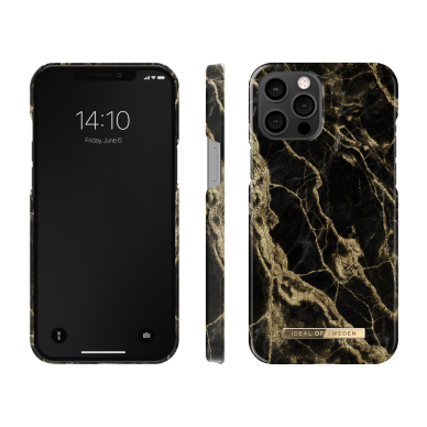 iPhone 12 PRO MAX iDeal Of Sweden nugarėlė Golden Smoke Marble 2