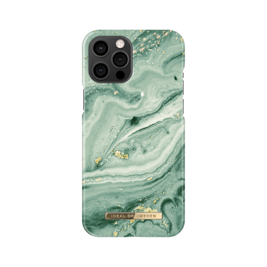 iPhone 12 PRO MAX iDeal Of Sweden nugarėlė Mint Swirl Marble iPhone 12 PRO MAX iDeal Of Sweden nugarėlė Mint Swirl Marble