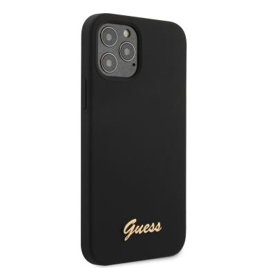 iPhone 12 PRO MAX juoda GUESS nugarėlė GUHCP12LLSLMGBK 4