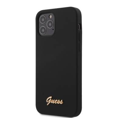 iPhone 12 PRO MAX juoda GUESS nugarėlė GUHCP12LLSLMGBK 2