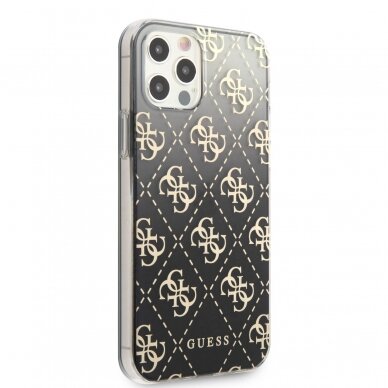 iPhone 12 Pro Max juoda GUESS nugarėlė GUHCP12LPCU4GGBK 4