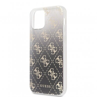 iPhone 12 Pro Max juoda GUESS nugarėlė GUHCP12LPCU4GGBK 5