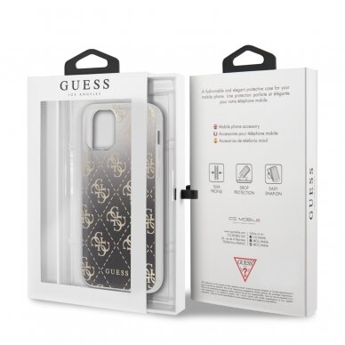 iPhone 12 Pro Max juoda GUESS nugarėlė GUHCP12LPCU4GGBK 7