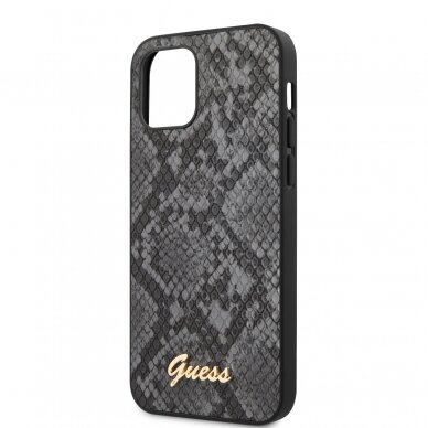 iPhone 12 Pro Max juoda GUESS nugarėlė GUHCP12LPUSNSMLBK 5