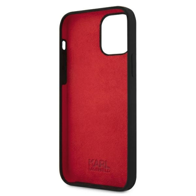 iPhone 12 PRO MAX juoda KARL LAGERFELD nugarėlė KLHCP12LSLKLRBK 6