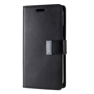 iPhone 12 PRO MAX juodas MERCURY RICH DIARY dėklas 1