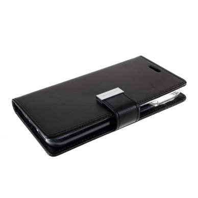 iPhone 12 PRO MAX juodas MERCURY RICH DIARY dėklas 4