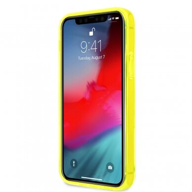 iPhone 12 PRO MAX neo geltona KARL LAGERFELD nugarėlė KLHCP12LCHTRY 1