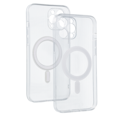 iPhone 12 PRO MAX raudona MagSilicone nugarėlė 3