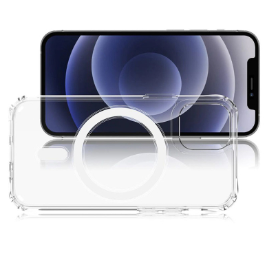 iPhone 12 PRO MAX raudona MagSilicone nugarėlė 3