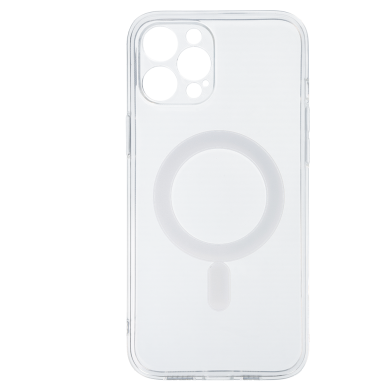 iPhone 12 PRO MAX raudona MagSilicone nugarėlė 1