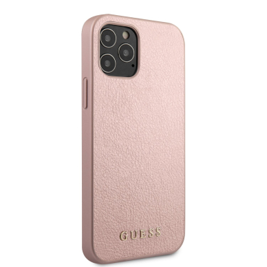 iPhone 12 Pro Max rožinė GUESS nugarėlė GUHCP12LIGLRG 4