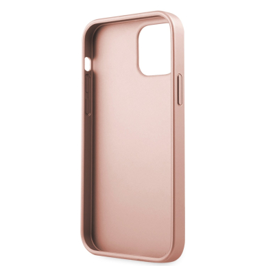 iPhone 12 Pro Max rožinė GUESS nugarėlė GUHCP12LIGLRG 6