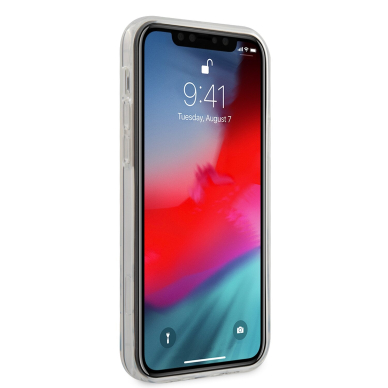 iPhone 12 PRO MAX skaidri-rožinė KARL LAGERFELD nugarėlė KLHCP12LCFNRCPI 3