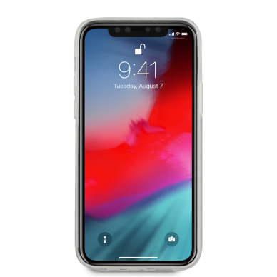 iPhone 12 PRO MAX skaidri-rožinė KARL LAGERFELD nugarėlė KLHCP12LCFNRCPI 2