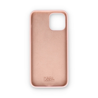 iPhone 12 PRO MAX šviesiai rožinė KARL LAGERFELD nugarėlė KLHCP12LSLKHLP 1