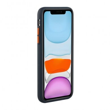 iPhone 12 PRO MAX Tracy tamsiai mėlyna nugarėlė SOLID WITH CARD SLOT 4