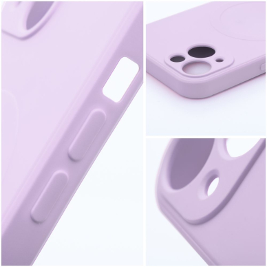 iPhone 12 šviesiai rožinė MagSilicone nugarėlė 2