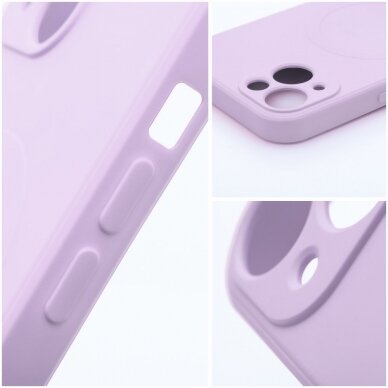 iPhone 12 šviesiai rožinė MagSilicone nugarėlė 8