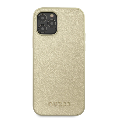 iPhone 12/12 PRO aukso spalvos GUESS nugarėlė GUHCP12MIGLGO 3