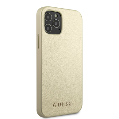 iPhone 12/12 PRO aukso spalvos GUESS nugarėlė GUHCP12MIGLGO 4