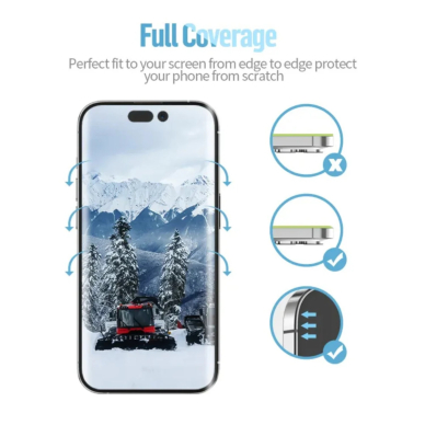iPhone 12/12 PRO black pilnas Mr. Monkey 5D PRIVACY stiklas 3