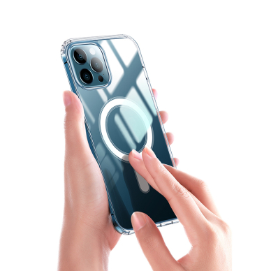 iPhone 12/12 PRO clear Anti Shock MagSafe nugarėlė 9