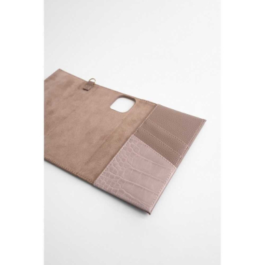 iPhone 12/12 PRO iDeal Of Sweden dėklas su grandinėle Misty Rose Croco 1