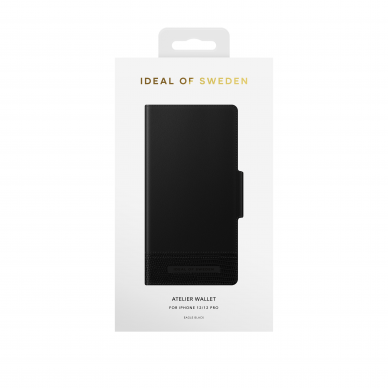 iPhone 12/12 PRO iDeal Of Sweden dėklas Unity Wallet Eagle Black 3