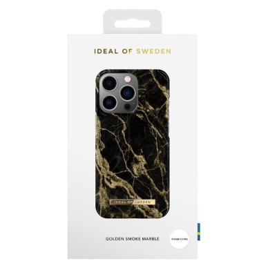 iPhone 12/12 PRO iDeal Of Sweden nugarėlė Golden Smoke Marble 2