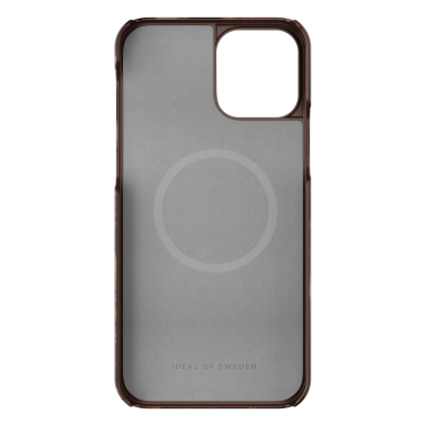 iPhone 12/12 PRO iDeal Of Sweden nugarėlė MagSafe Dark Amber Marble 1