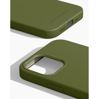 iPhone 12 / 12 PRO iDeal Of Sweden nugarėlė MagSafe Silicone Khaki 2