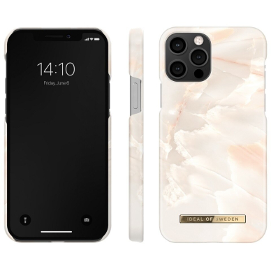 iPhone 12/12 PRO iDeal Of Sweden nugarėlė Rose Pearl Marble 1