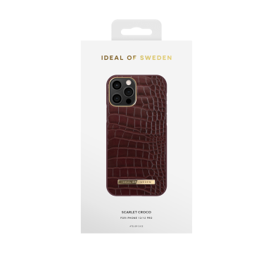 iPhone 12/12 PRO iDeal Of Sweden nugarėlė Scarlet Croco 1