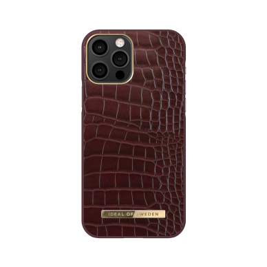 iPhone 12/12 PRO iDeal Of Sweden nugarėlė Scarlet Croco