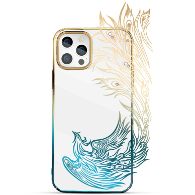 iPhone 12/12 PRO KINGXBAR Crystal žalia nugarėlė PHOENIX 7