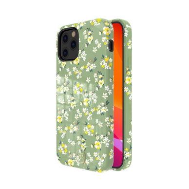 iPhone 12/12 PRO KINGXBAR flower nugarėlė Green/Yelow Fowers