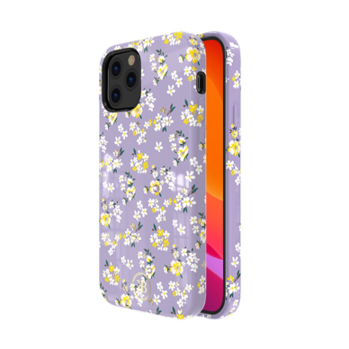 iPhone 12/12 PRO KINGXBAR flower nugarėlė Purple/Yelow Fowers