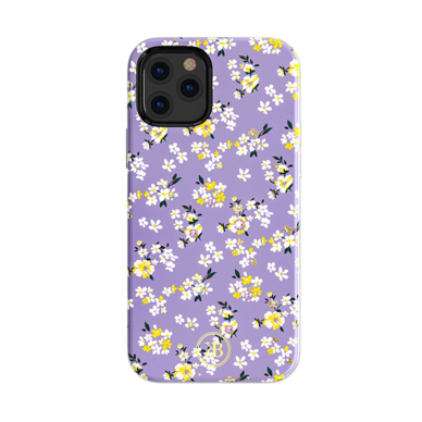 iPhone 12/12 PRO KINGXBAR flower nugarėlė Purple/Yelow Fowers 1