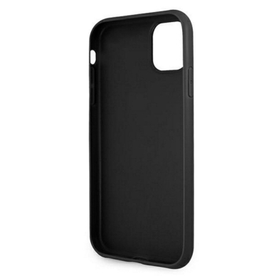 iPhone 12/12 PRO grey Metal Logo GUESS nugarėlė 2