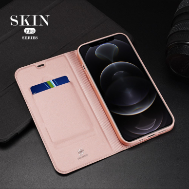 Iphone 12/12 PRO rausvas DUX DUCIS dėklas 6