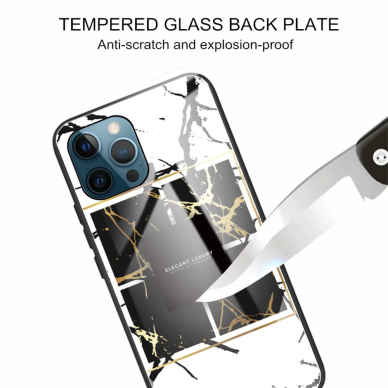 iPhone 12/12 PRO Tracy glass nugarėlė White Style V 3