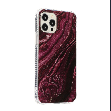 iPhone 12/12 PRO Tracy nugarėlė AURORA CLOUD bordo 1