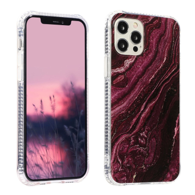 iPhone 12/12 PRO Tracy nugarėlė AURORA CLOUD bordo