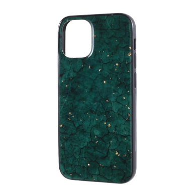 Iphone 12/12 PRO žalia EPOXY MARBLE nugarėlė 1