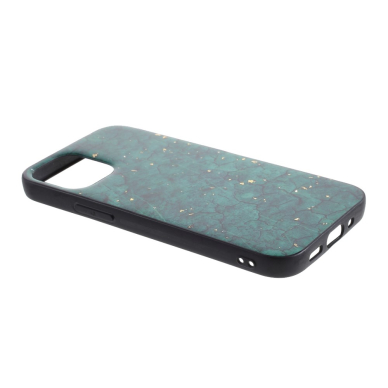 Iphone 12/12 PRO žalia EPOXY MARBLE nugarėlė 3