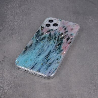 iPhone 13 Gold Glam Peacock nugarėlė 3